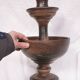 Large candelabrum / fountain, ceramic signed jean marais