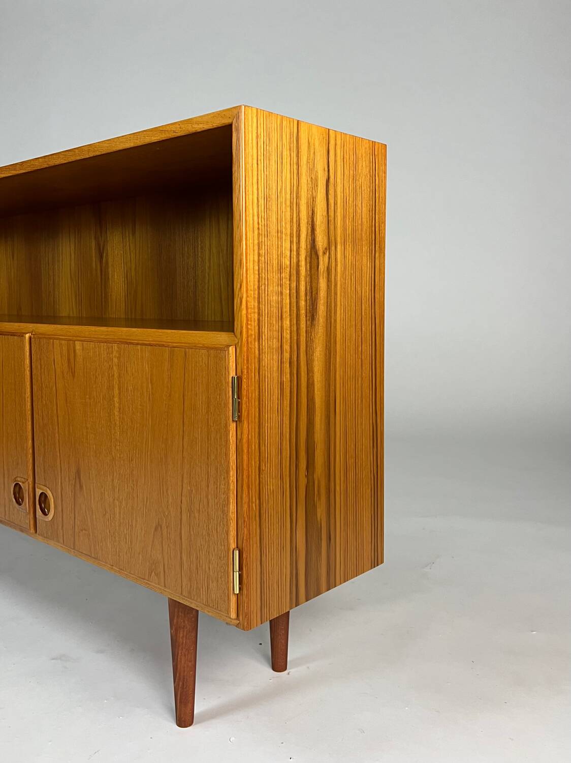 Danish teak sideboard shelf by Sven Ellekaer for E. Boisen 70s vintage