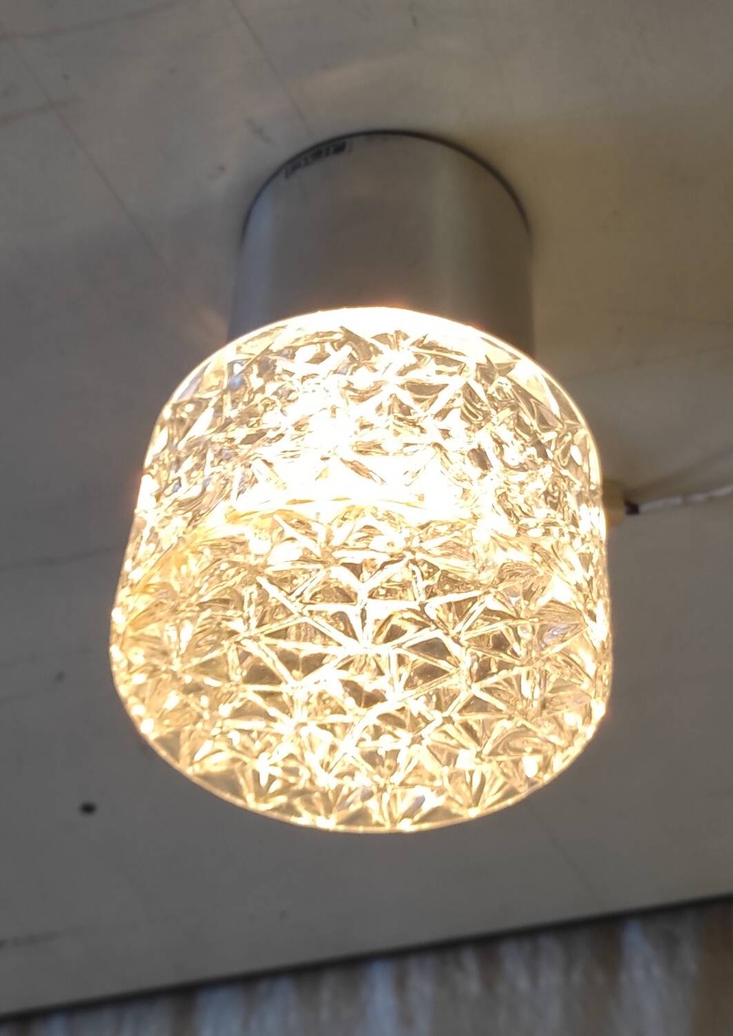 70's designer ceiling light by bur leutchen