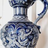 salt-glazed stoneware jug in German style, made by the prestigious house
