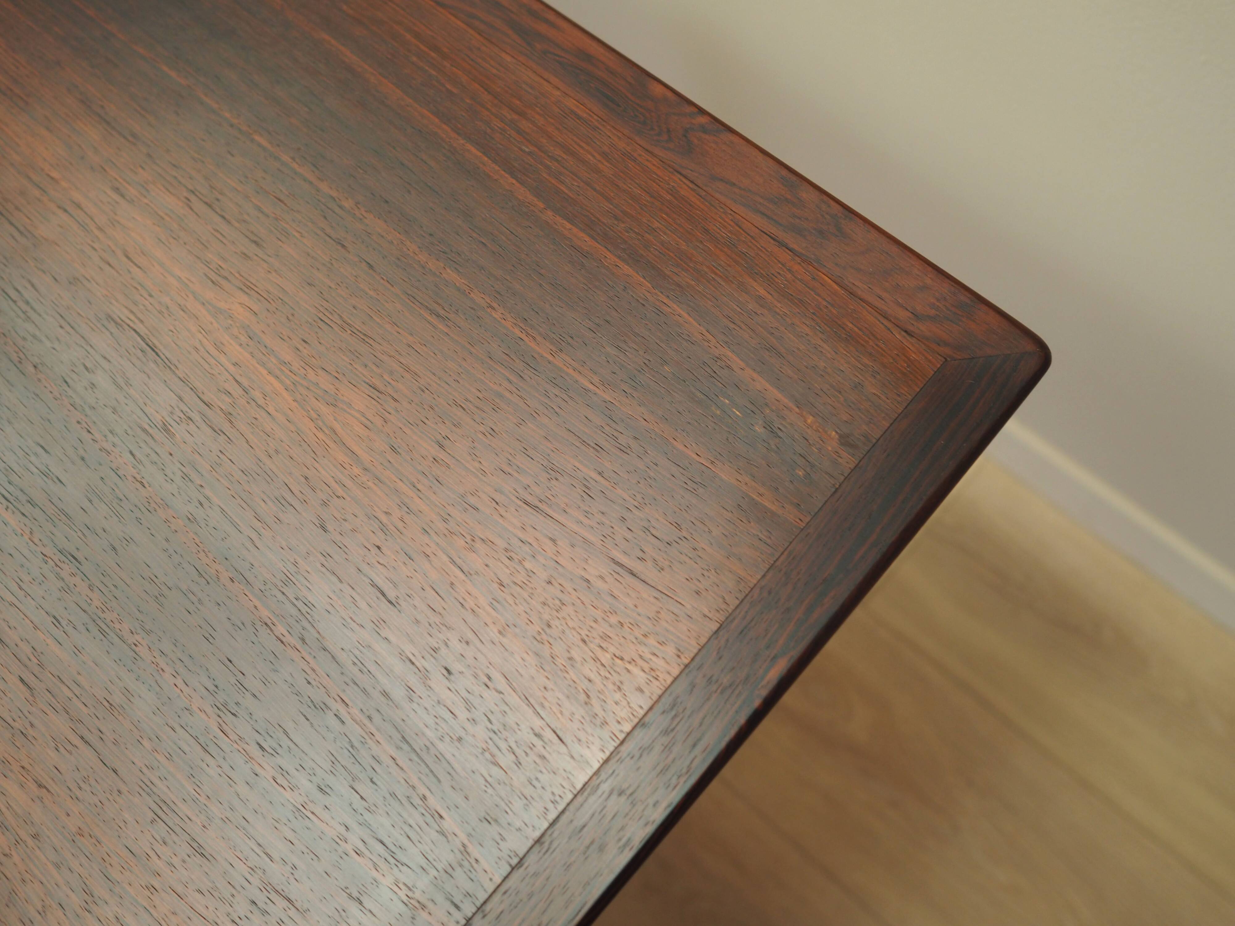 Rosewood table, Danish design, 1970s, production: Denmark