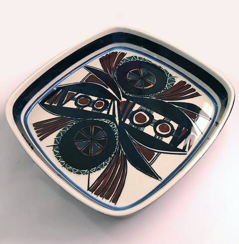Vintage Pocket tray • Dish • Ceramic • Baca Royal Coppenhagen • 1980