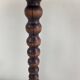 Signed turned wood tripod stool