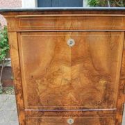 Secrétaire d'époque Louis Philippe en noyer du 19e siècle