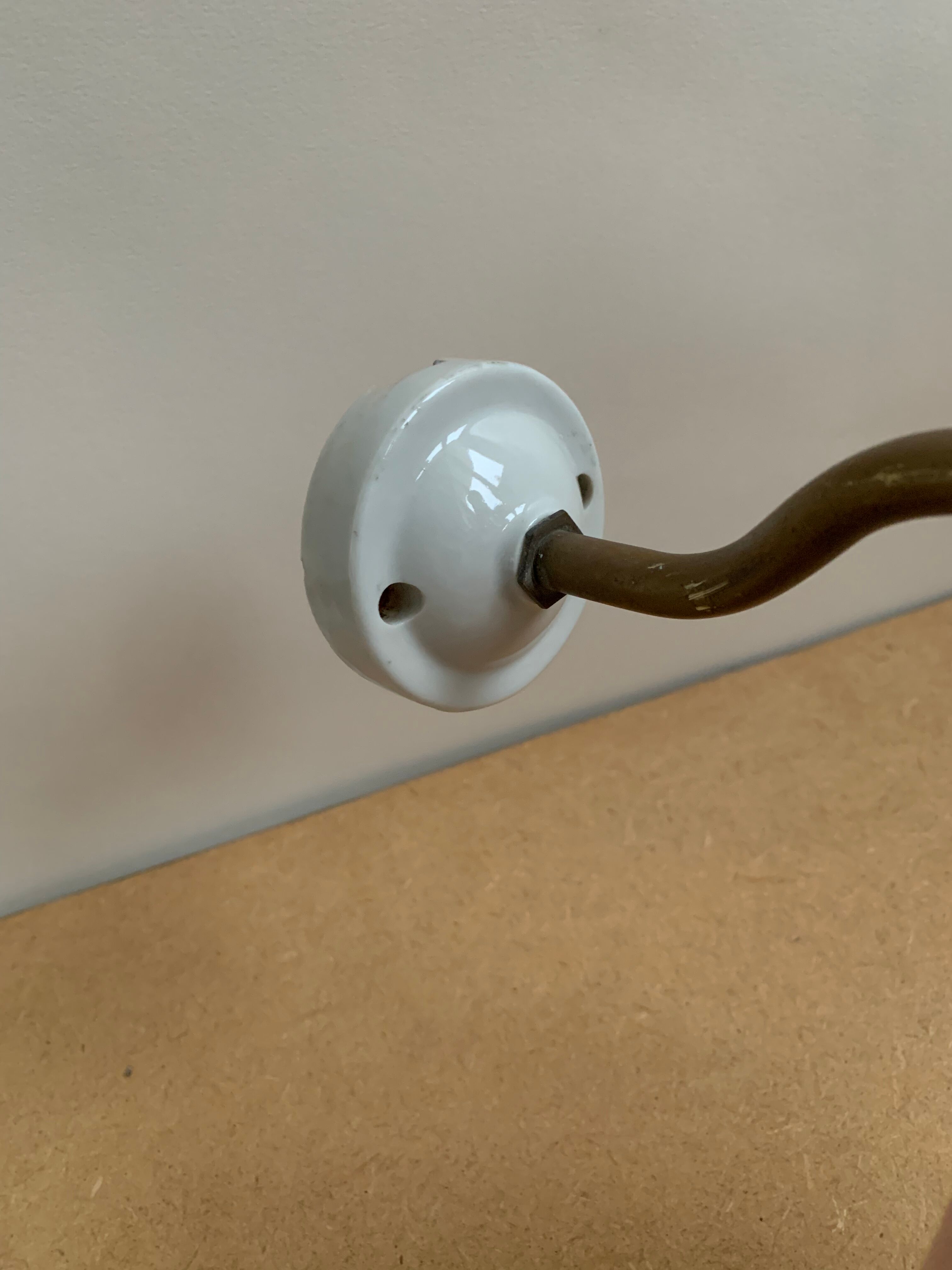 Wall lamp 50s gooseneck