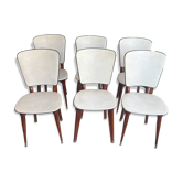6 chaises mid-Century d'inspiration scandinave