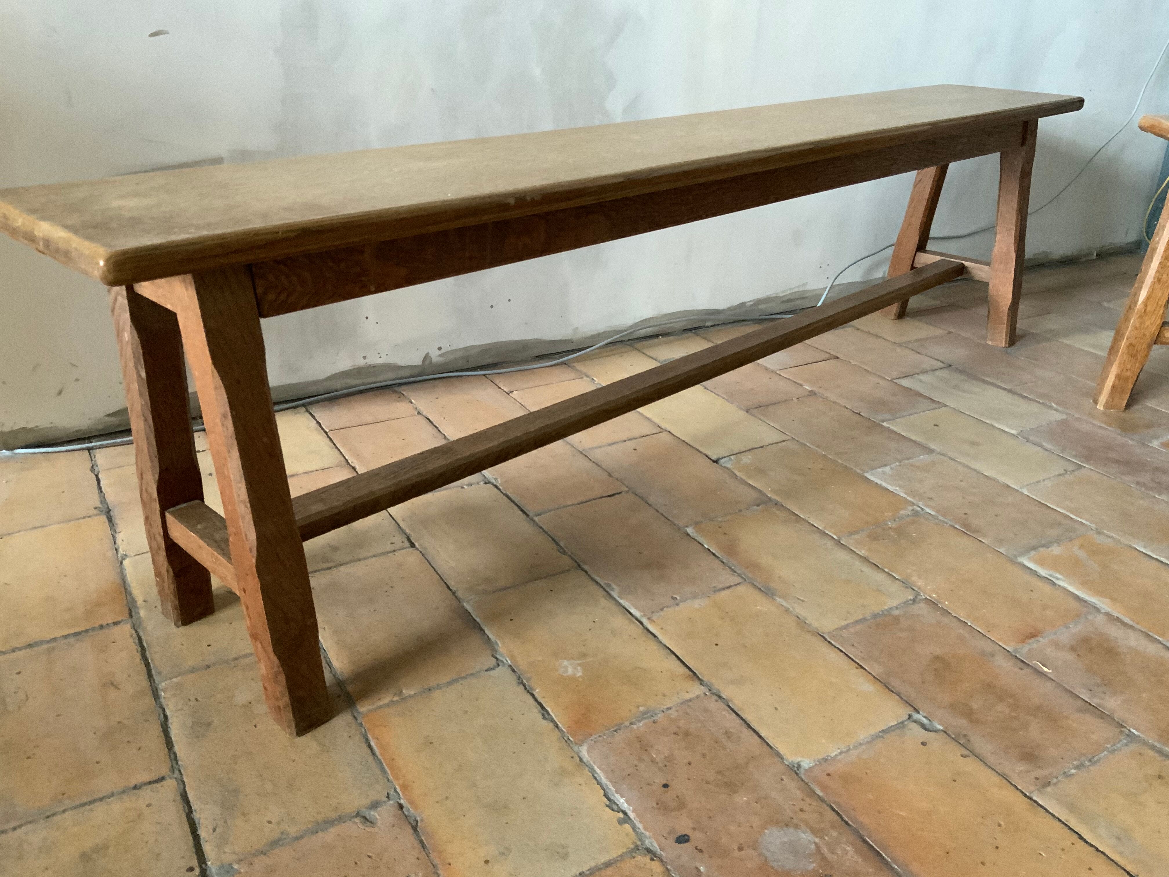 Paire de bancs vintage