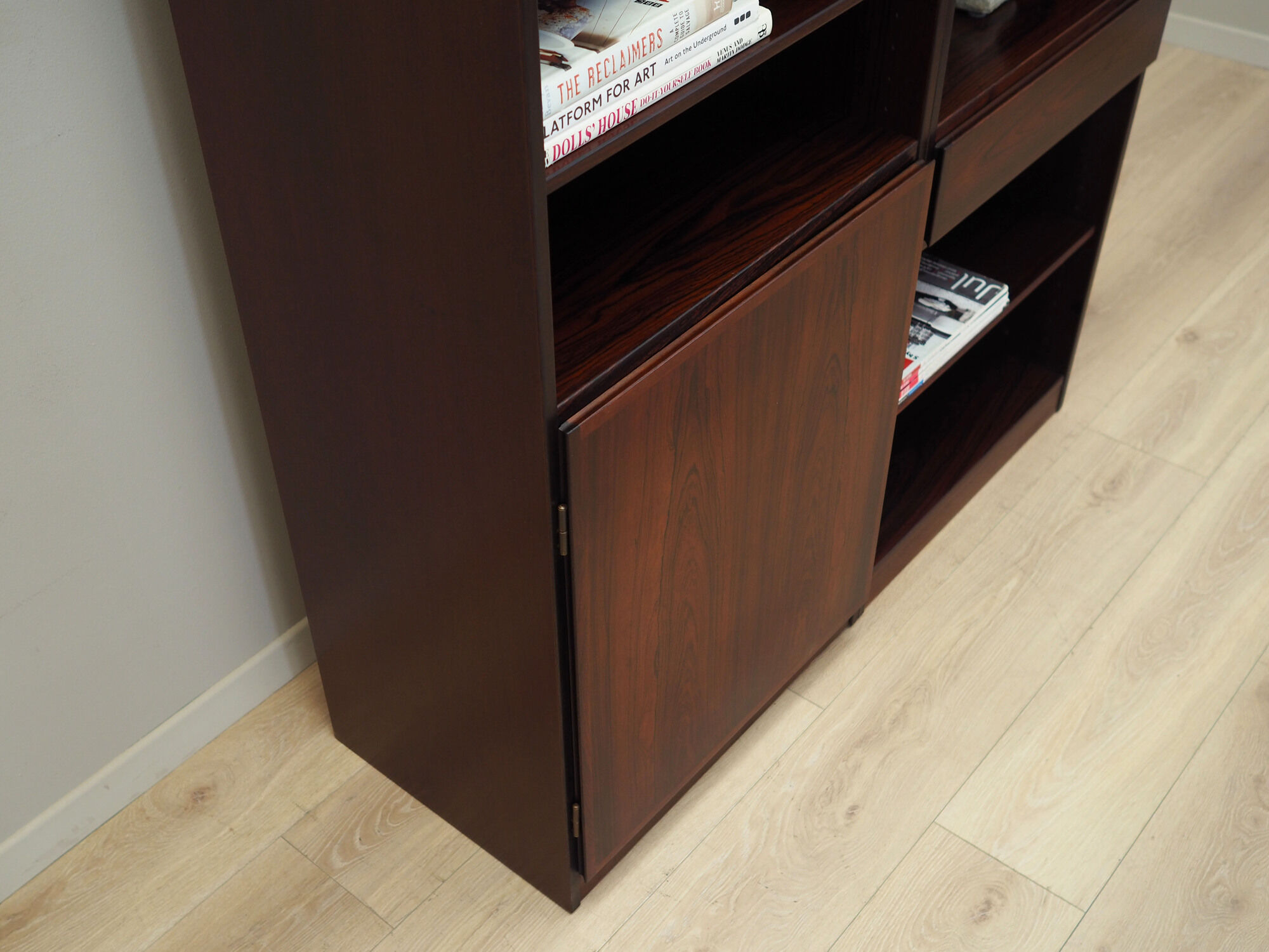 Set of rosewood bookcases, Danish design, 1970s, manufacturer: Omann Jun