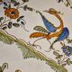 Plat à tarte en faience de Martres Tolosane Motif Moustiers avec sa pelle à tarte