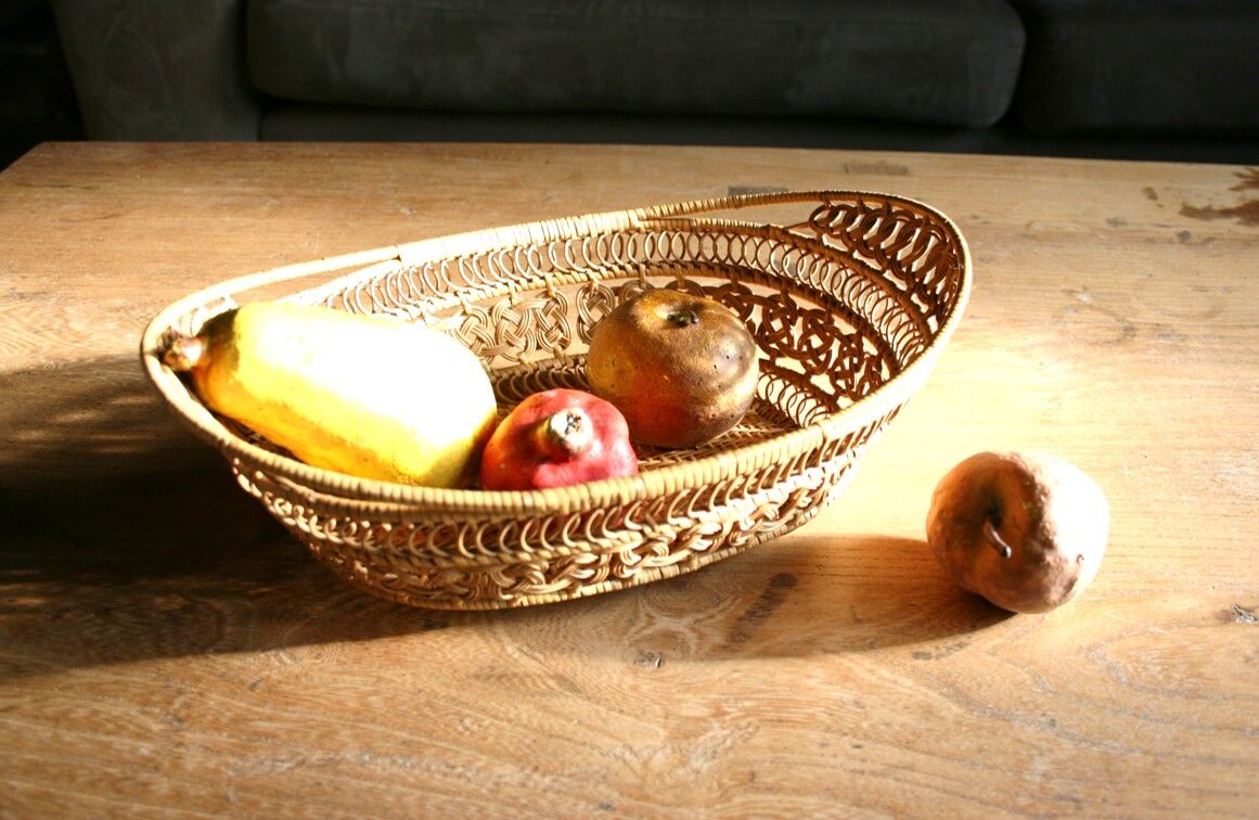 Basket, rattan basket