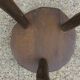 Brutalist stool in solid wood