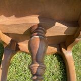 Piano stool in walnut style louis xv