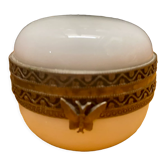 Antique Limoges porcelain jewelry box