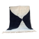 Handmade Moroccan rug white-black 200cm x 300cm