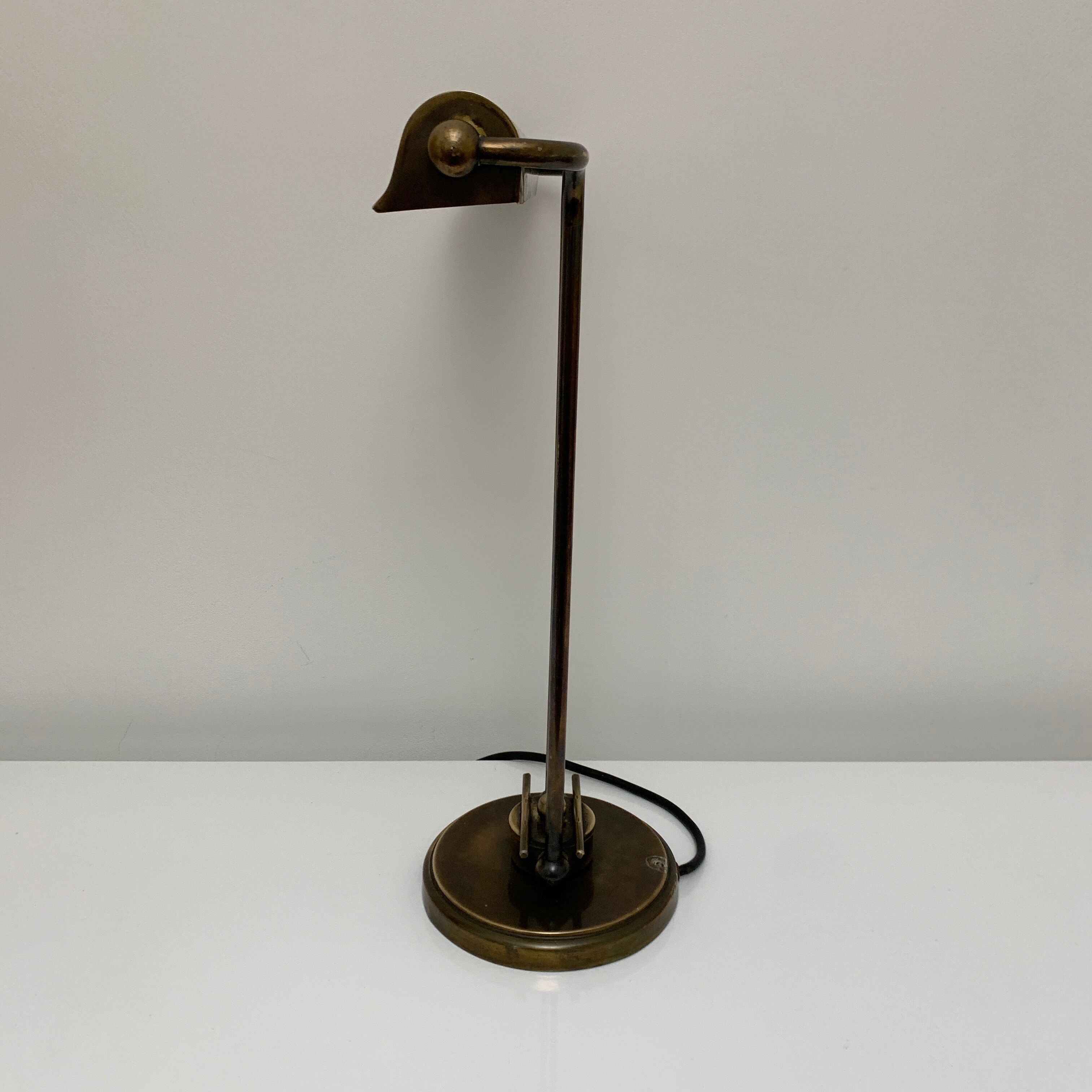 Brass desk lamp Art Deco