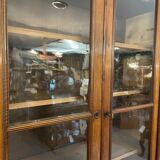 1900 walnut display case