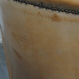 Set of 2 Sheepskin Leather Club Chairs by Nico van Oorschot