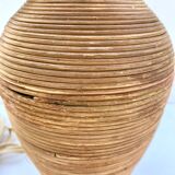 Vintage rattan lamp