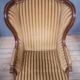 Large Louis XVI style wing chair