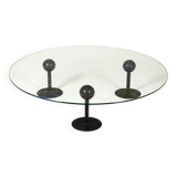 Pepper Young glass coffee table by Philippe Starck for Disform, 1980s