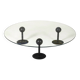 Table basse en verre Pepper Young par Philippe Starck pour Disform, 1980s