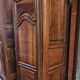 Louis XIII bonnetière wardrobe in solid walnut – 18th century period