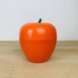 Vintage Orange Apple Ice Bucket