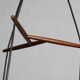 Three-flame Danish ceiling lamp teak vintage