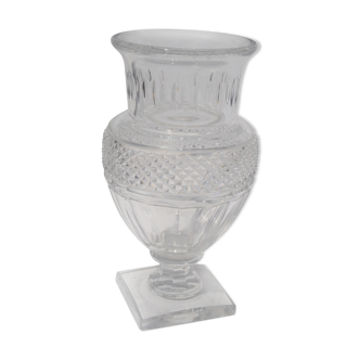 Vase-Crystal-Baccarat-Pointe-de-Diamant-Edition-Musee-h-22cm