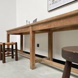 Oak console farm table 3m