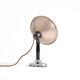Lampe de table vintage avec bouclier de chrome, Tchécoslovaquie Circa années 1920