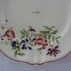Large dish Sarreguemines 513112 faience old flowers STRASBOURG