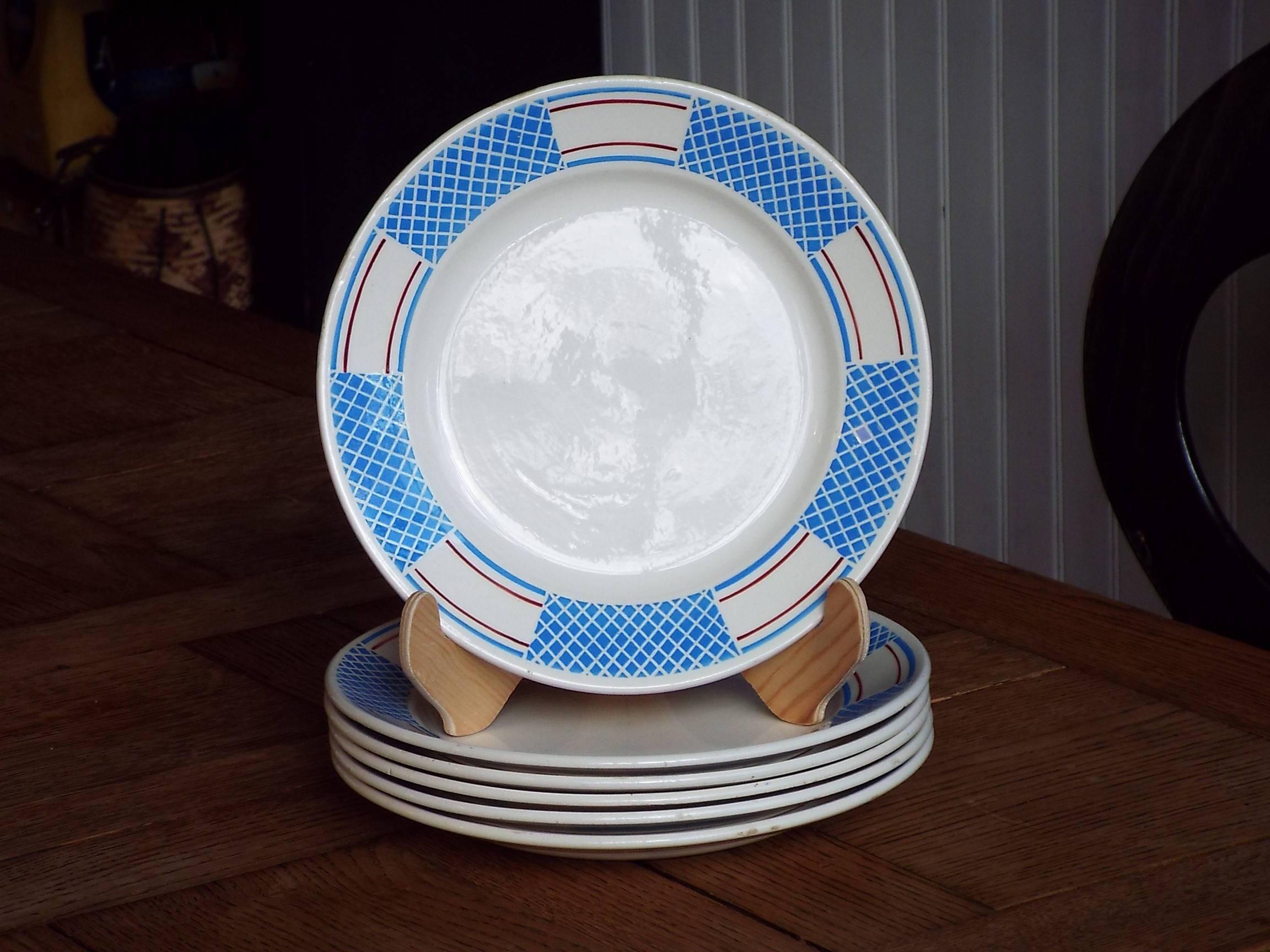 6 Badonviller Beausoleil flat plates