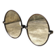 Pair of oval swivel plexi and chrome mirrors 1970
