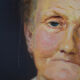 Oil portrait signed by Félix Courché 1934