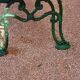 Banc extérieur jardin années 1900