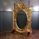 Miroir ovale vintage de style Rococo Louis XV