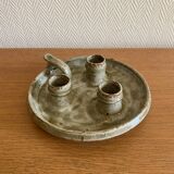 Ceramic candle holder La Hulotte Caylus