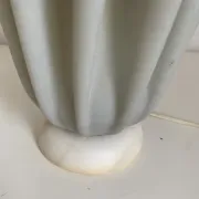 Vintage 1970 Athéna Georgia Jacob draped lamp grey mouse - 50 cm
