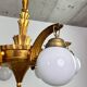 Grands lustres art déco dans le style de Dagobert Peche