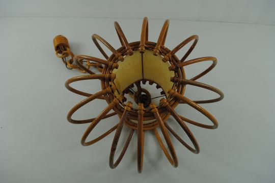 Vintage bamboo chandelier