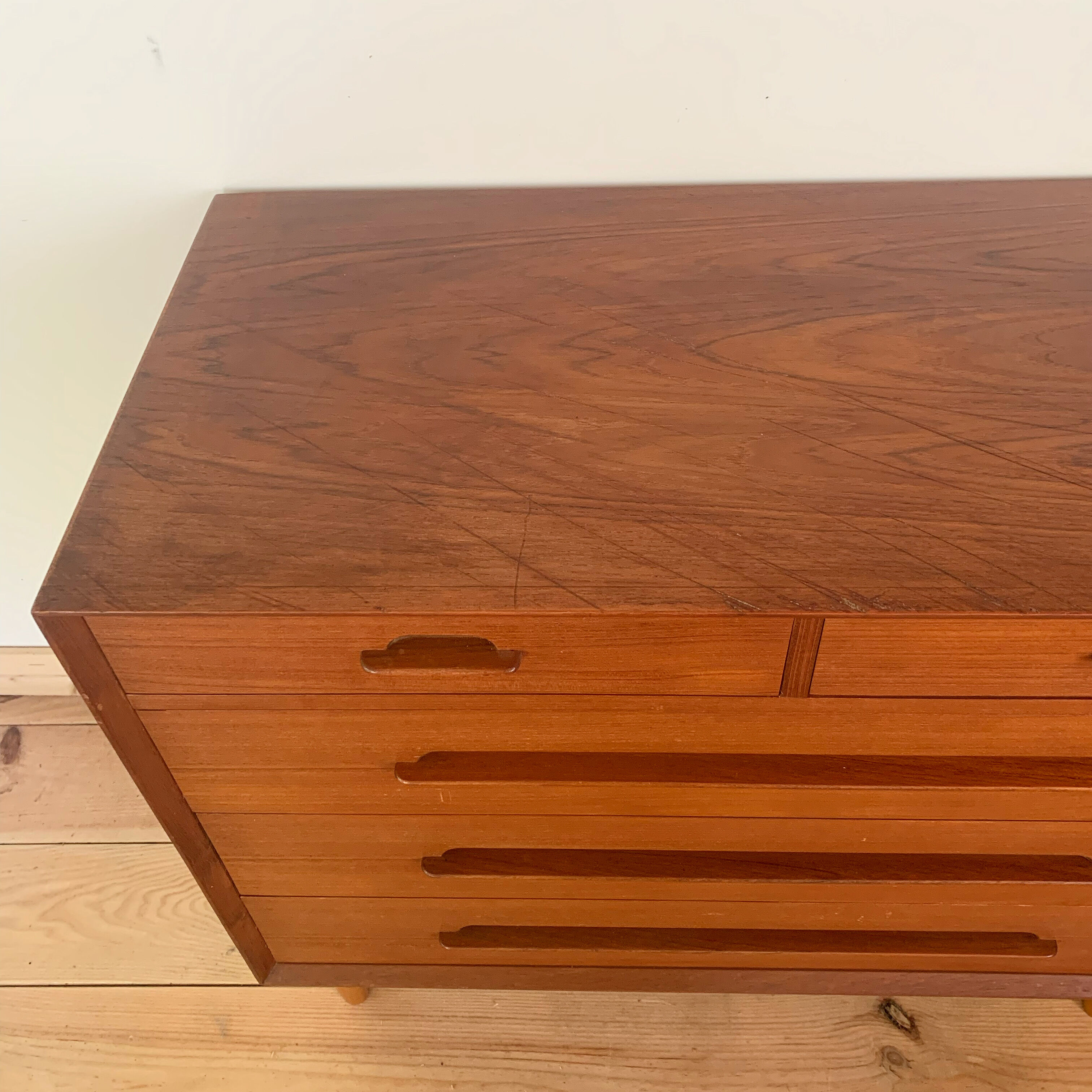 Vintage Danish teak dresser