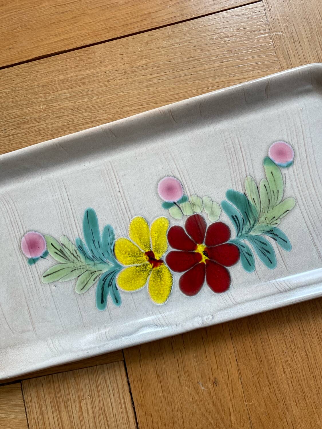 Poet Laval flower cake dish