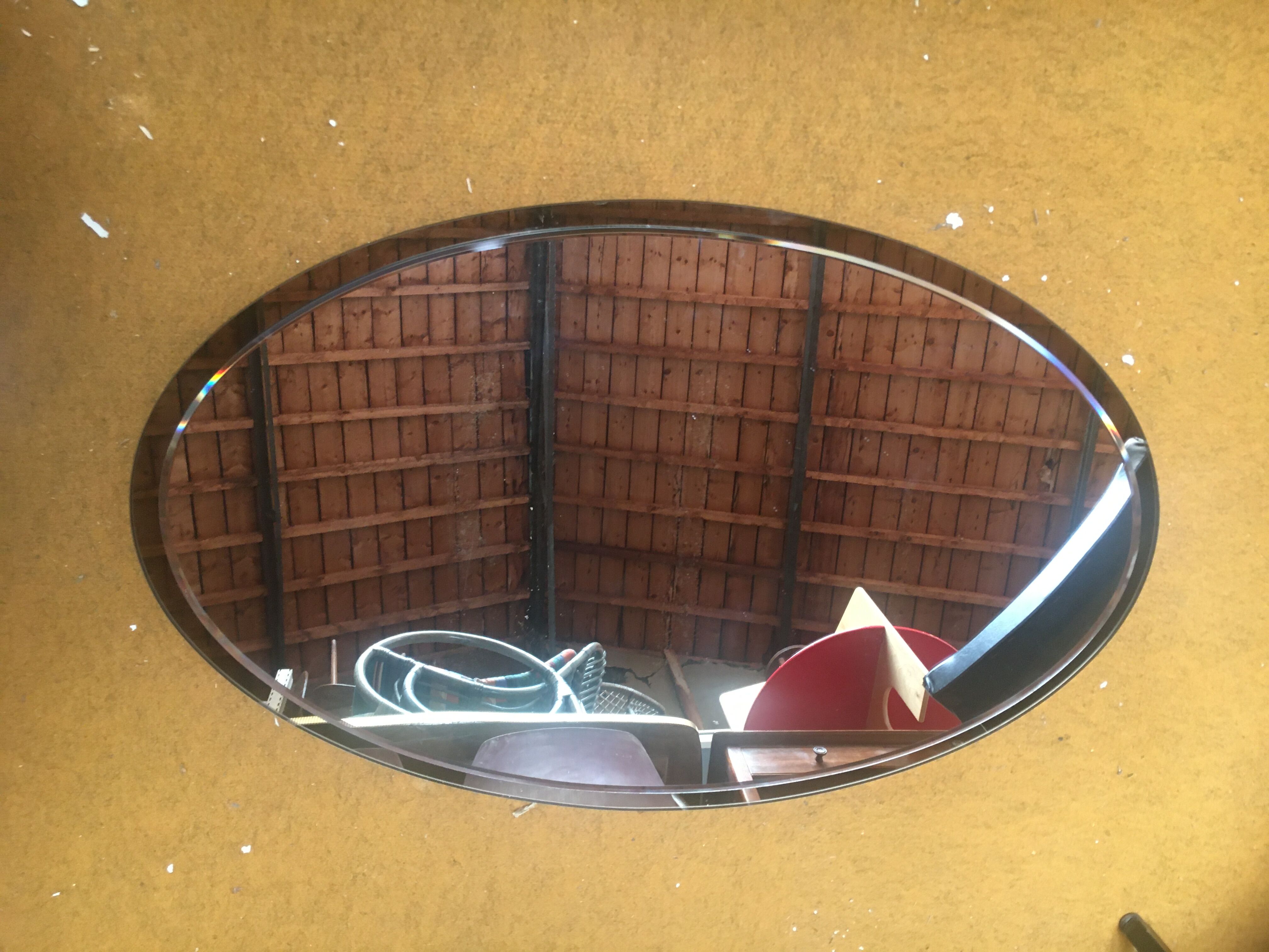 Old two-tone mirror smoked 70