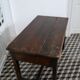 Table de ferme bois foncé