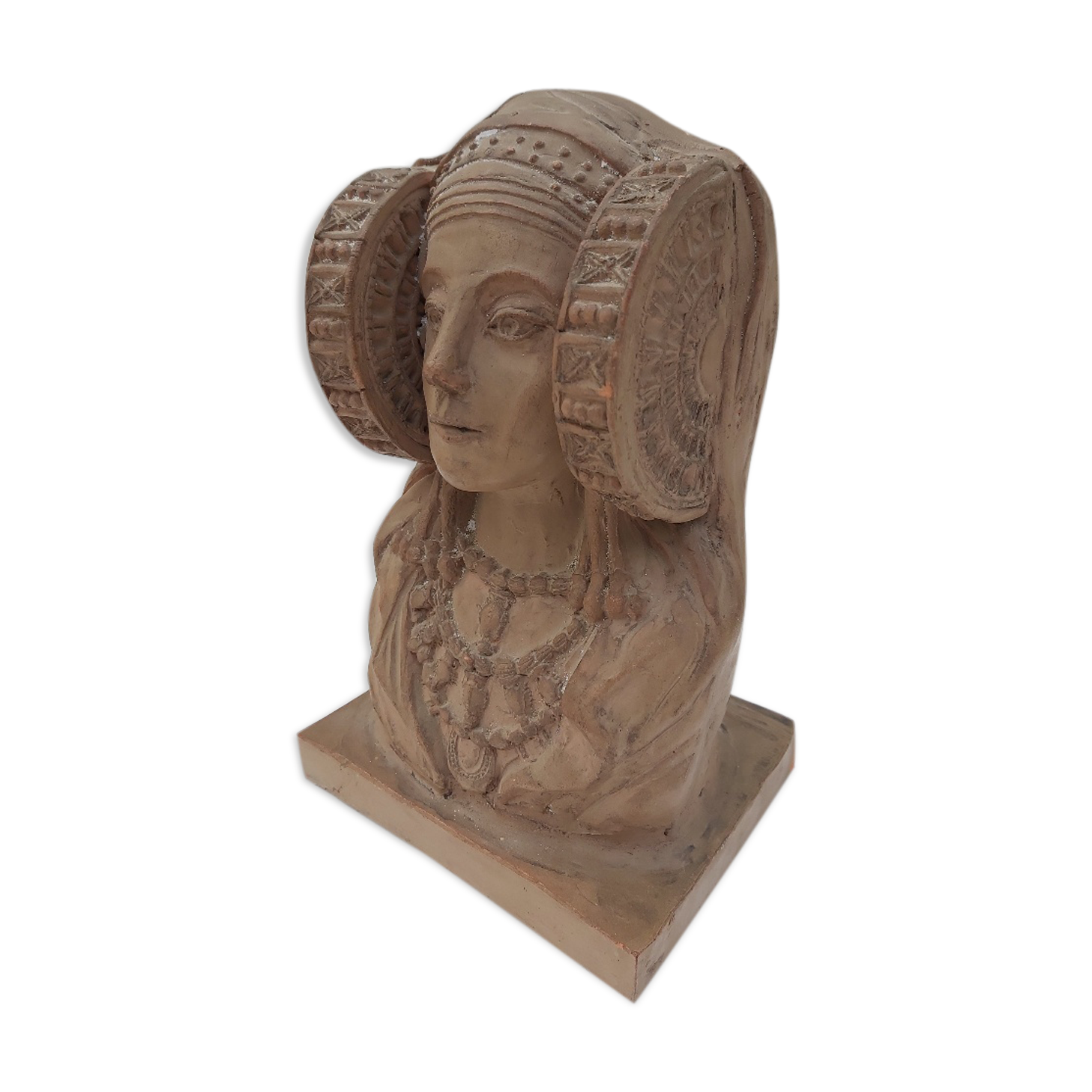 Bust terracotta woman