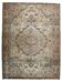 6x8 Madallion Pattern Cream & Salmon Persian Rug, 196x260Cm