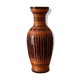 Vintage woven wicker vase 1970
