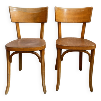 Paire chaises bistrot baumann