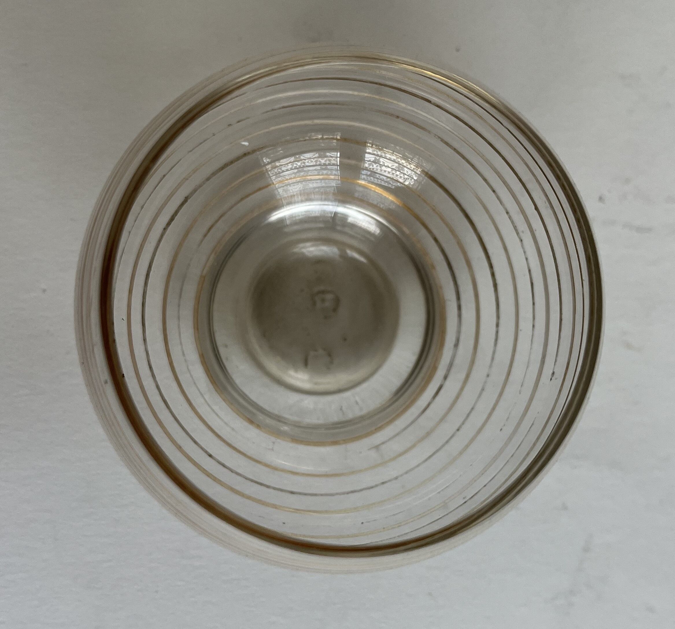 6 Antique wine glasses